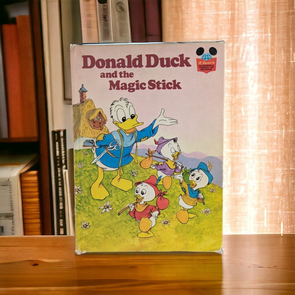 1974 Disney Donald Duck and the Magic Stick Book