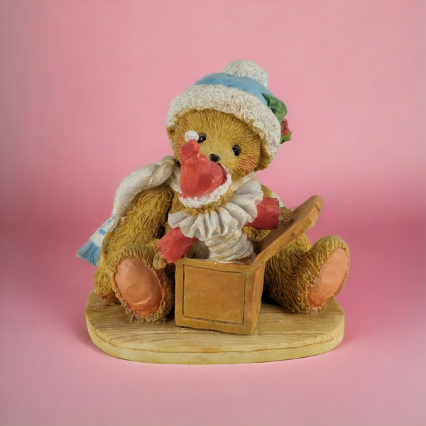 1992 Cherished Teddies Douglas "Let's Be Friends" Bear Figurine