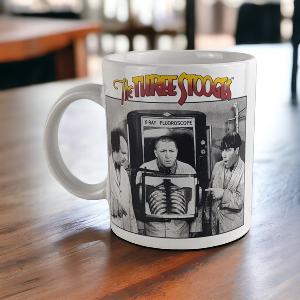 Vintage Three Stooges X-Ray Fluoroscope Coffee Mug