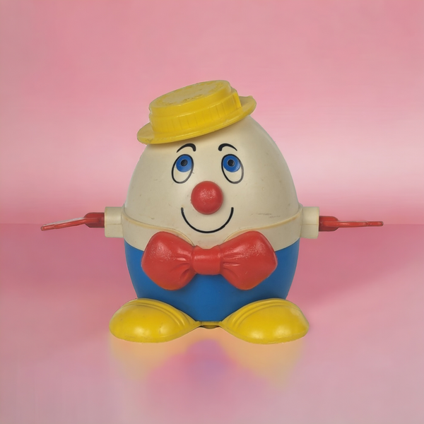 Vintage Fisher Pirce Humpty Dumpty Pull Toy