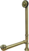 Kingston Brass CC2083 Clawfoot Tub Waste & Overflow Drain, Antique Brass [New]