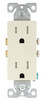 Eaton TR1107A Residential Grade Decorator Duplex Receptacle, Almond [New]