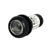 Eaton C22S-D-X-K10 22.5 mm RQM Compact Pushbutton, Buttonless, Black bezel, 1NO [New]