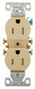 Eaton TR270V Residential Duplex Receptacle, NEMA 5-15R, Ivory [New]