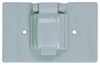 Eaton S1961 Non-Metallic Receptacle Cover, Stay-Open, Single [New]