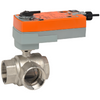 Belimo B340L+AFRBUP Actuator Fitted Ball Valve (BV), DN 1 1/2" [40], 3-Way [New]