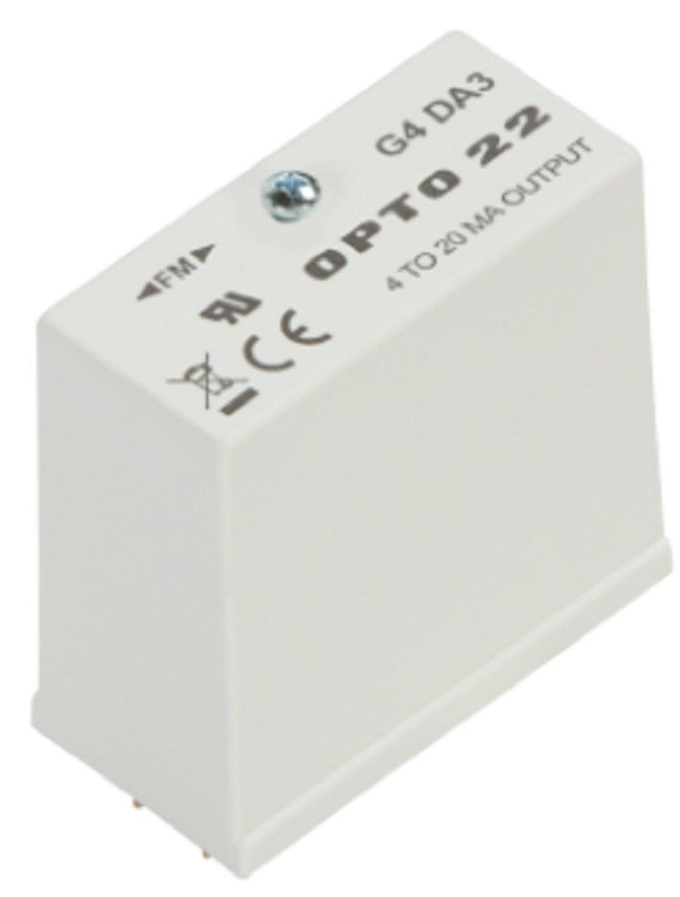 Opto 22 G4DA3 G4 Family DA3 Analog Output Module, 4-20 mA, 16 uA, 12 Bits Res [Refurbished]