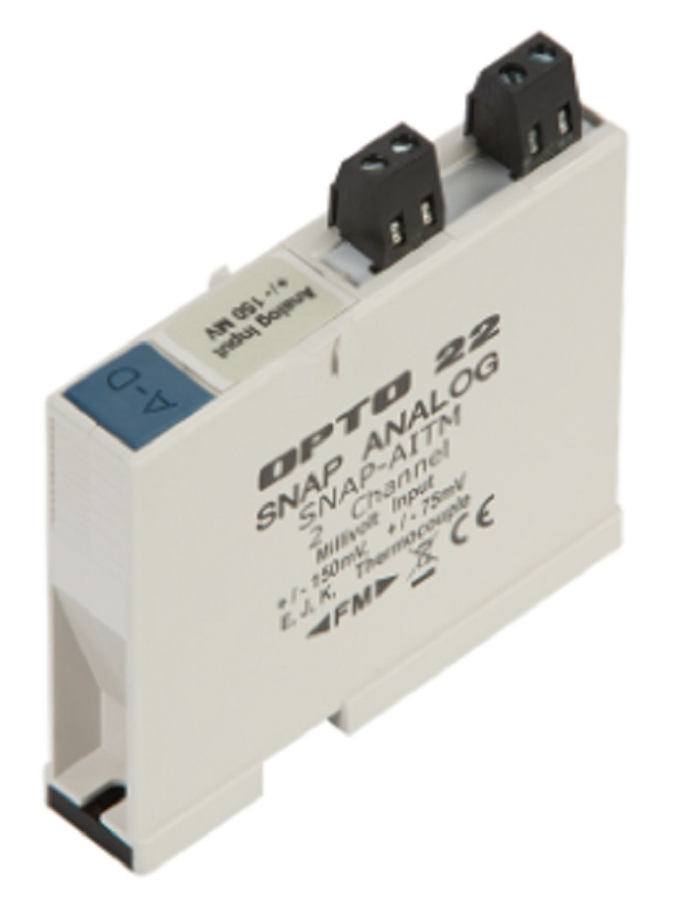 Opto 22 SNAP-AITM SNAP 2-Ch Type E J K Thermocouple or -150mV to +150mV Input [Refurbished]