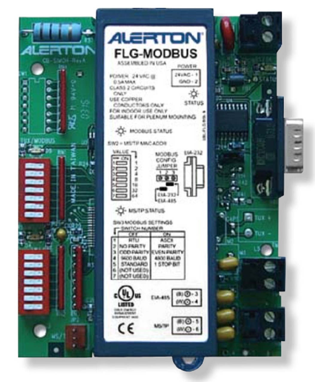 Alerton Honeywell FLG-MODBUS Field Level Gateway, BACnet MS/TP, EIA-232 EIA-485 [New]