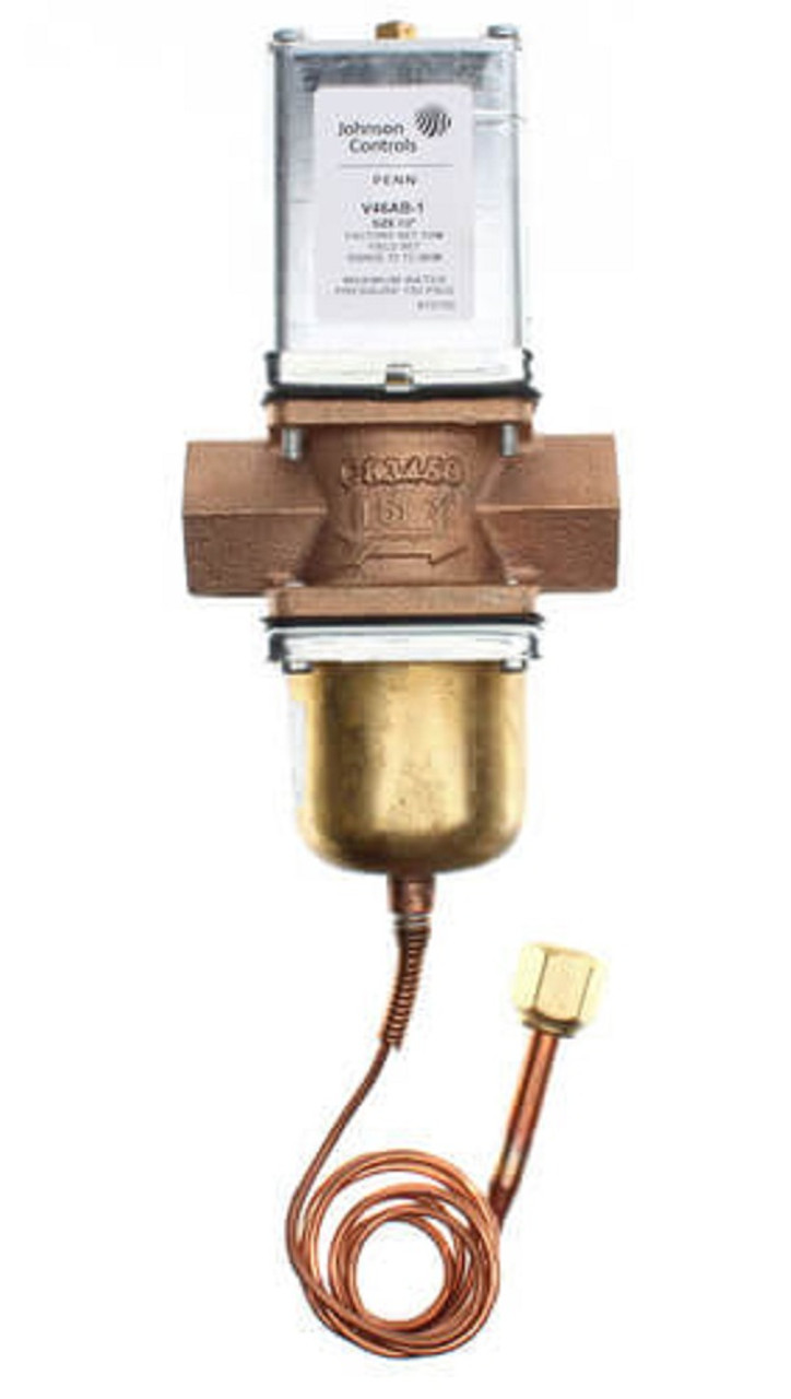 Johnson Controls V46AB-1C 1/2" IPS Pressure Actuated Valve (70-260 PSI) [New]