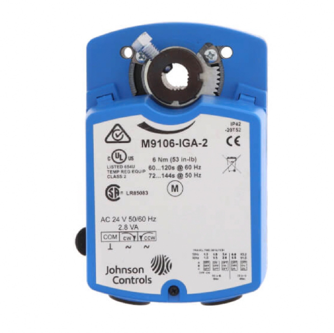 Johnson Controls M9106-IGA-2 Non-Spring Return On/Off Floating Control Actuator [New]