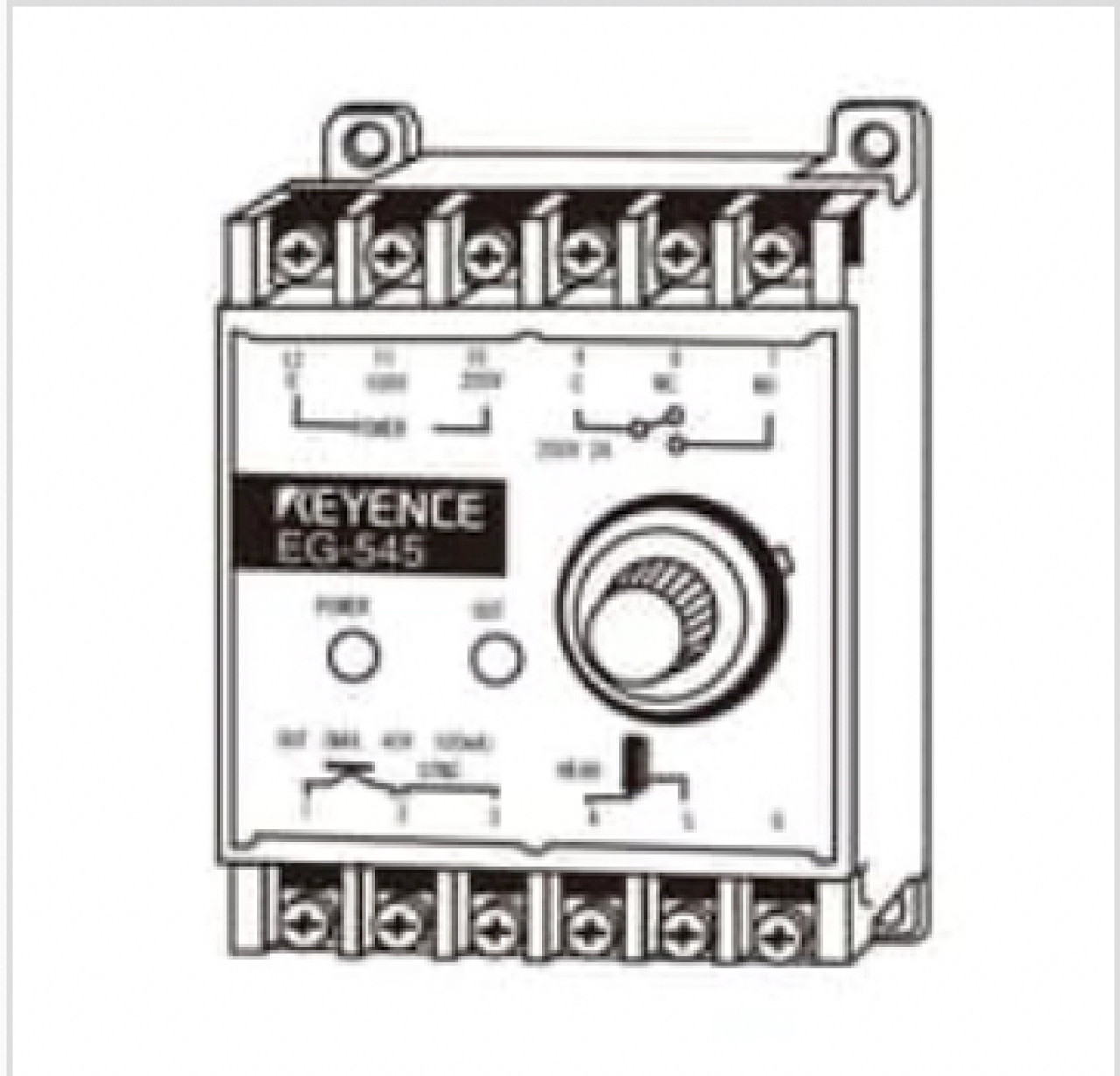 Keyence EG-545 Inductive Proximity High-Acc Positioning Sensor, Amplifier Unit [Refurbished]