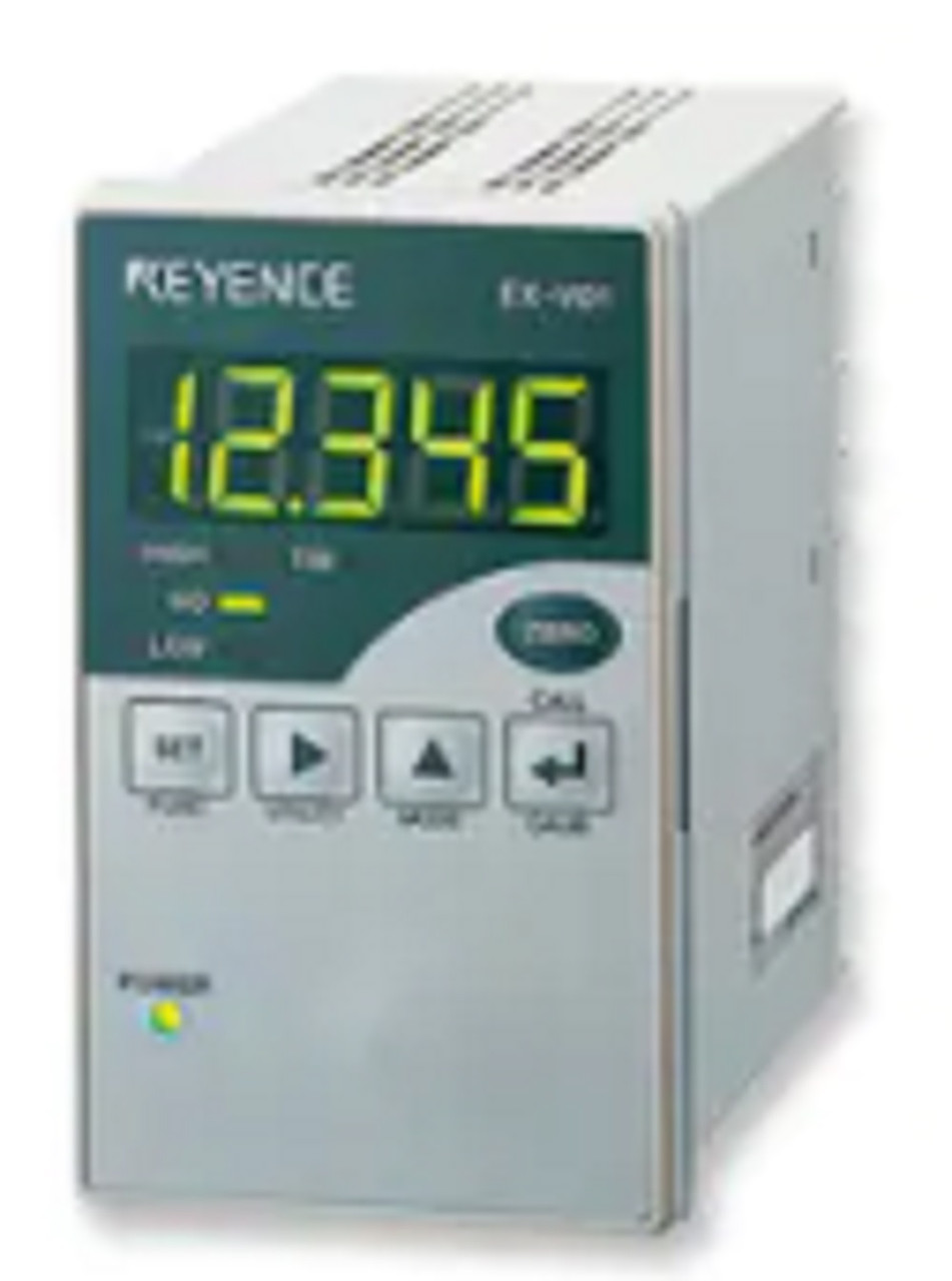 Keyence EX-V01 High-Speed Displacement Inductive Sensor, Amplifier Unit NPN [Refurbished]