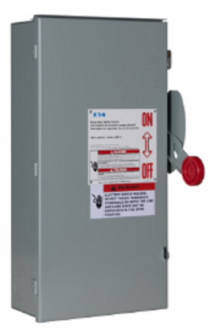 Cutler-Hammer Eaton DH163URKN Safety Switch Heavy Duty 1P 100A 600 VAC 250VDC 3R [New]