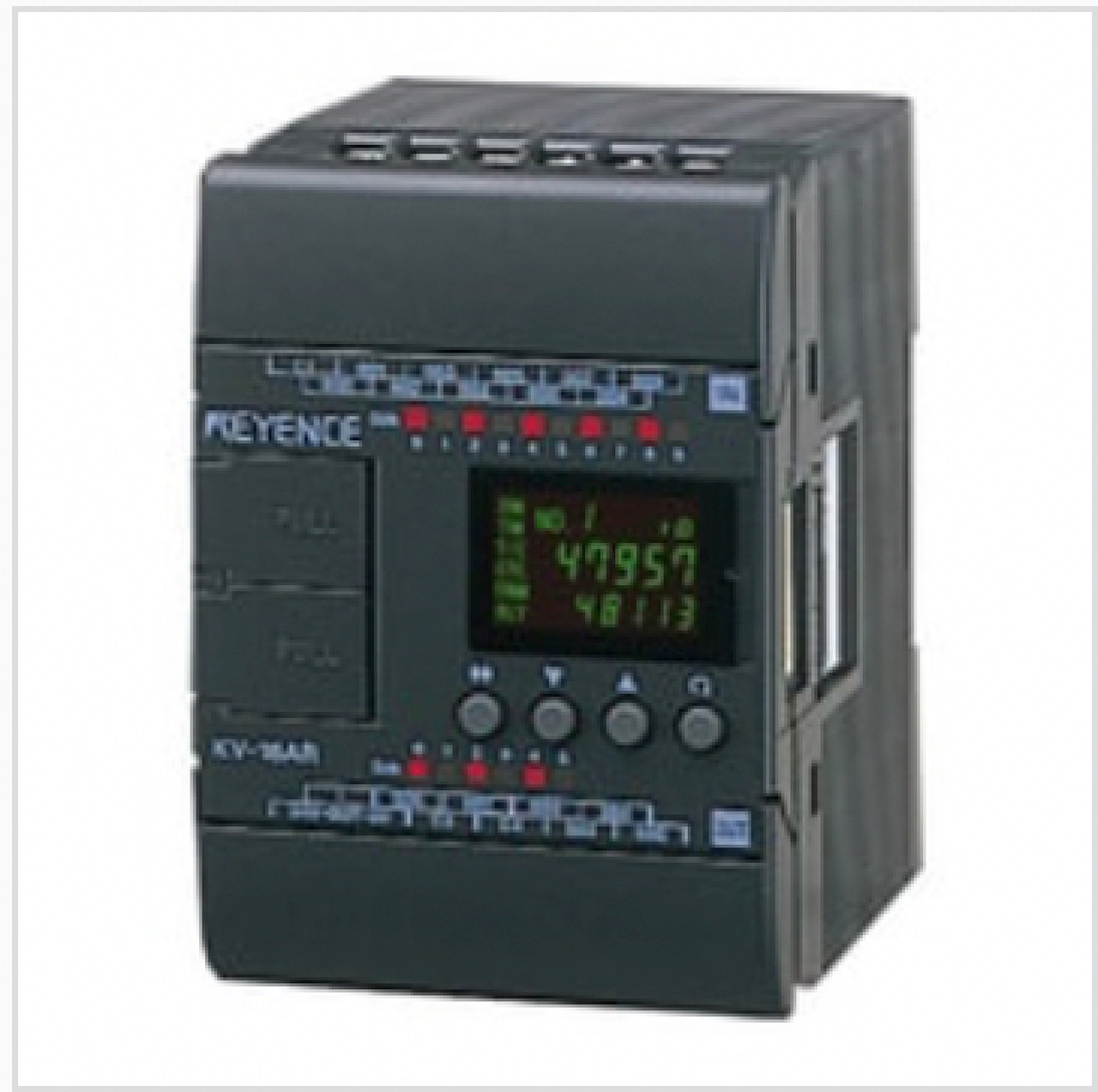 Keyence KV-16AT PLC, Base Unit, AC Type, 10 Inputs and 6 Transistor Sink Outputs [New]