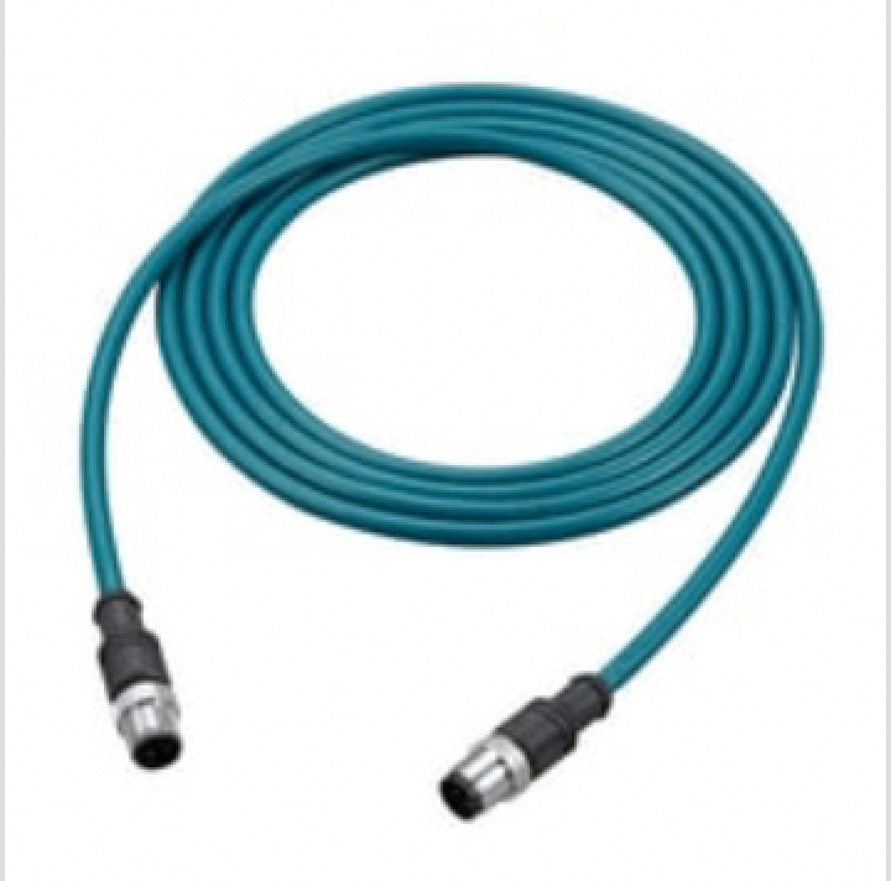 Keyence OP-87459 Ethernet Cable (M12 4-pin / RJ45), NFPA79, Straight Cable, 10 m [Refurbished]