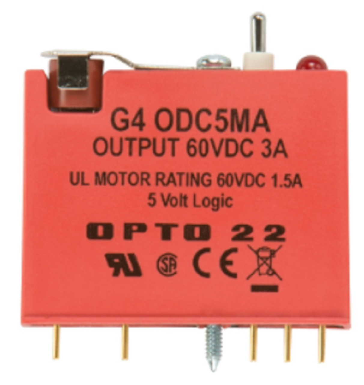 Opto 22 G4ODC5MA G4 DC Output 5-60 VDC, 5 VDC Logic with Manual/Auto Switch [New]