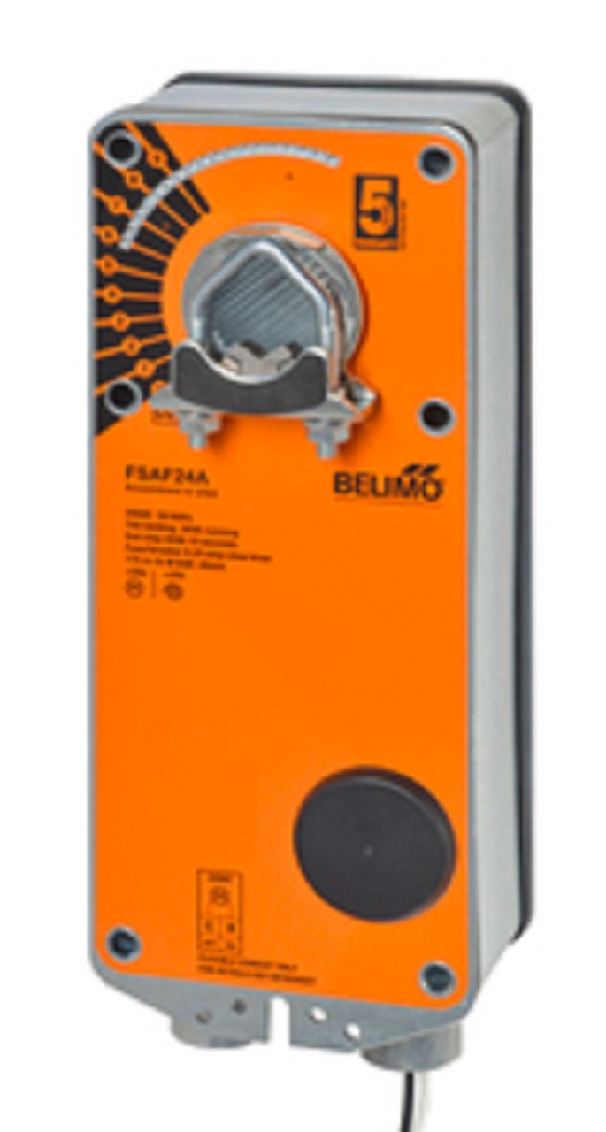 Belimo FSAF24A Fire & Smoke Actuator, 180 in-lb [20 Nm], Spring Return, AC/DC24V [New]