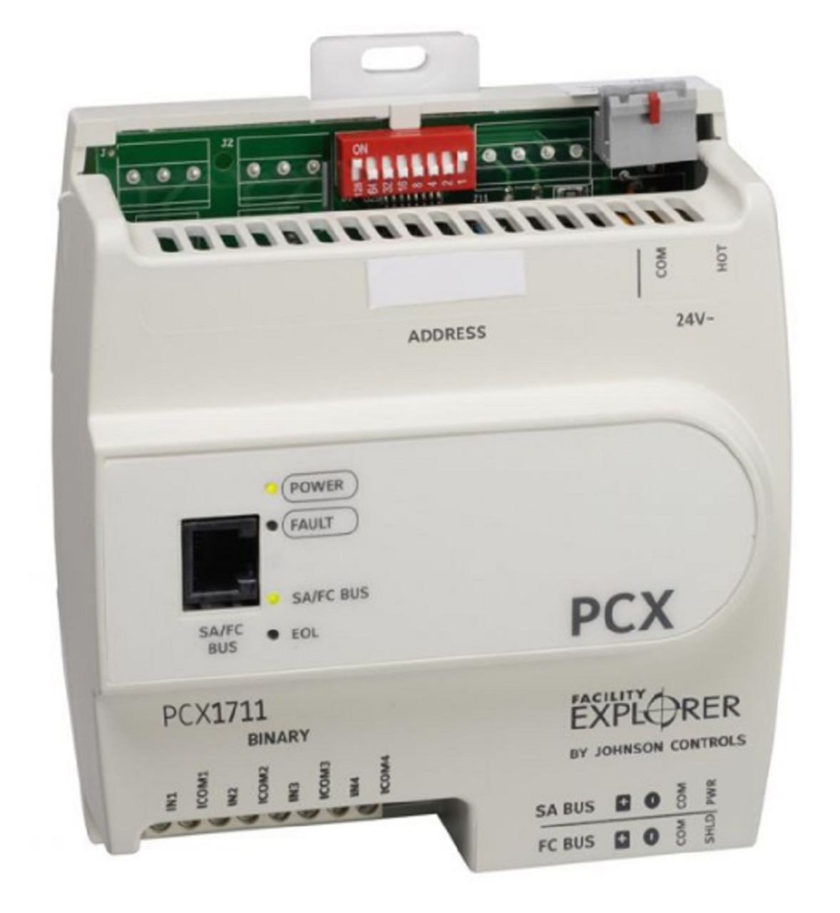 Johnson Controls FX-PCX1711-0 PCX Expansion Module, 4-Point Expansion I/O Module [Refurbished]