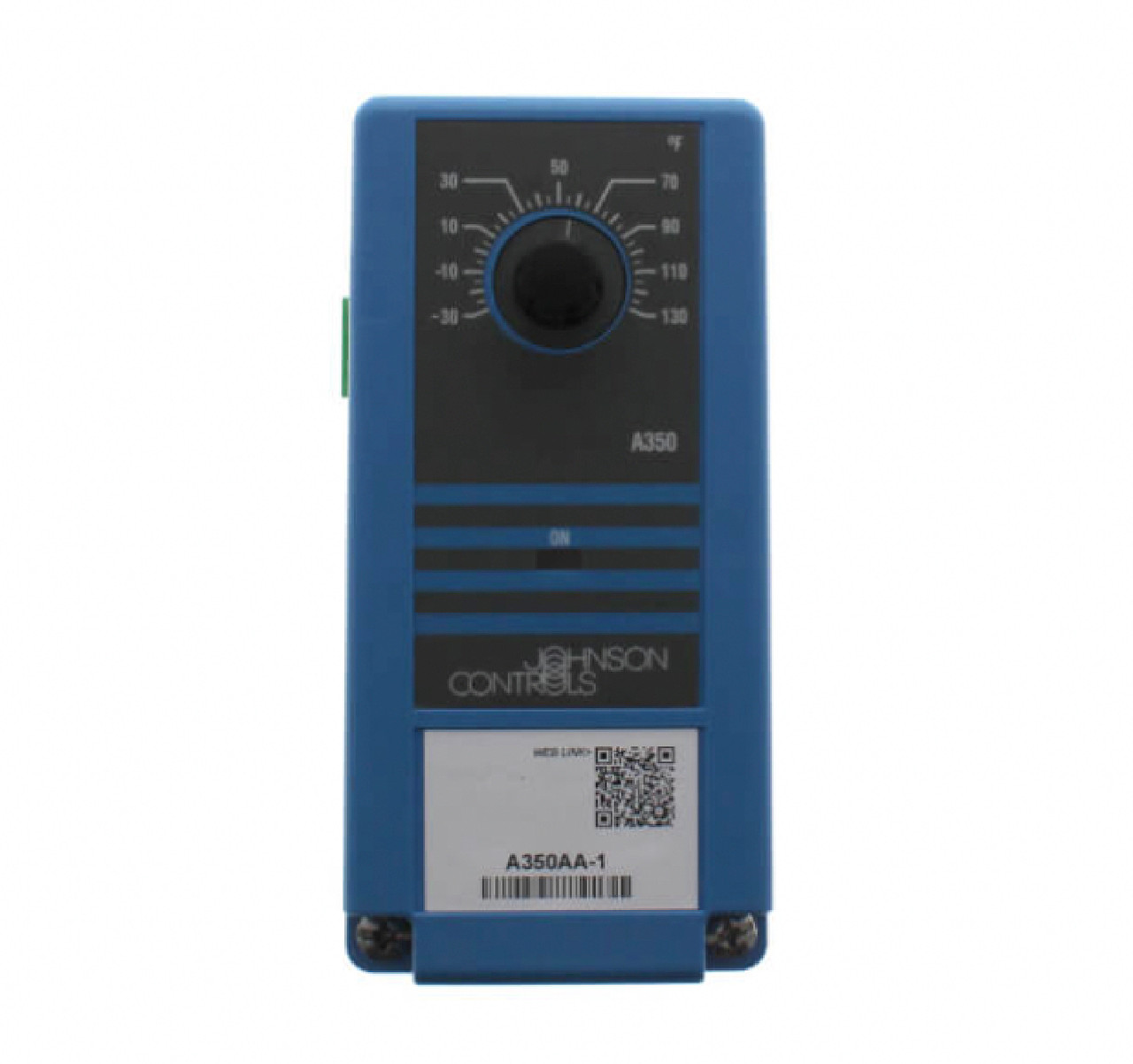 Johnson Controls A350AA-1C SPDT On/Off Electric Temperature Control, -30 to 130F [Refurbished]