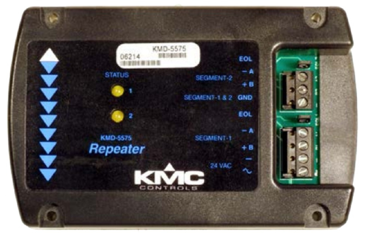 KMC Controls KMD-5575 Network Repeater-Isolator, KMDigital or BACnet, EIA-485 [Refurbished]
