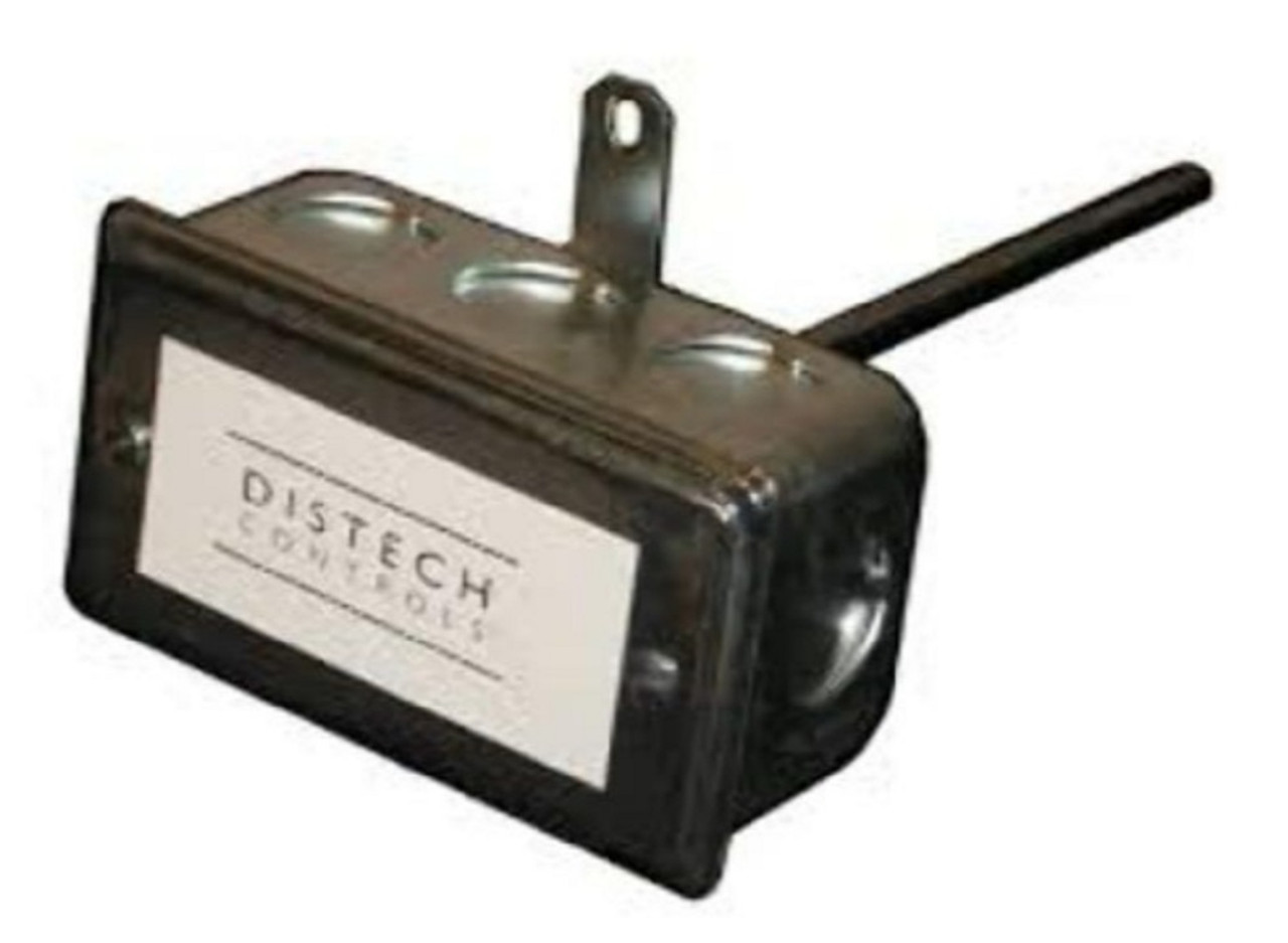 Distech TS-DMJ004 Duct Temperature Sensor, Galv Steel Enclosure, 100mm 4" Sensor [New]