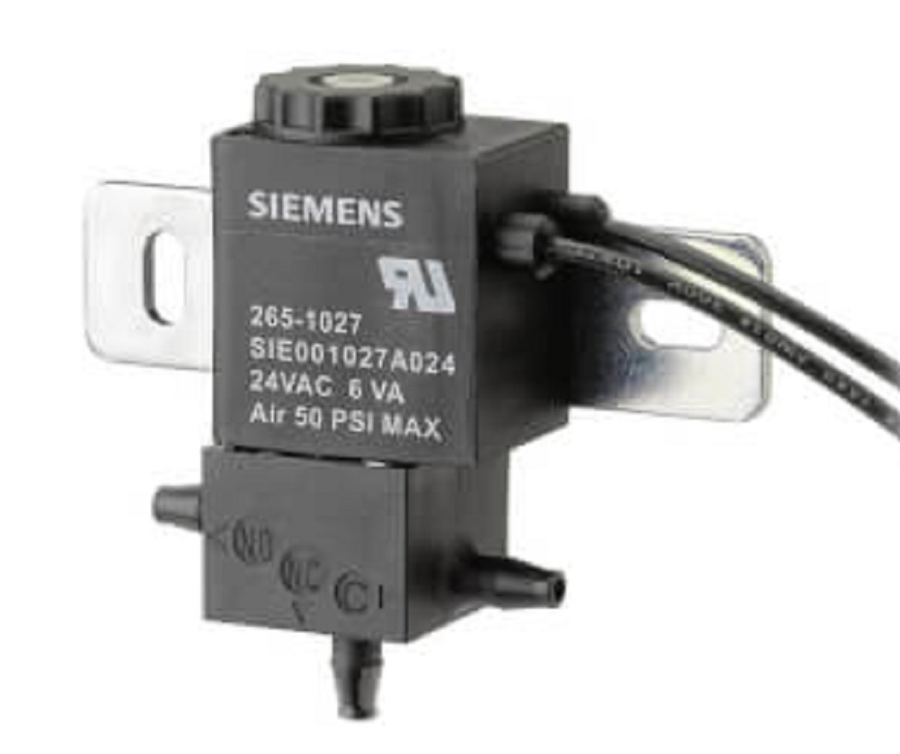 Siemens 265-1027 3-Way Open Frame Electro-Pneumatic Valve (24V) [New]