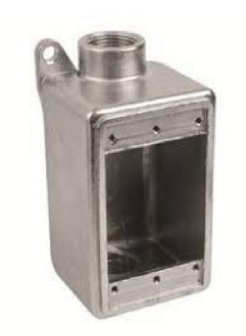 Calbrite S60700FDCS FDC Single Gang Device Box, 3/4 in NPT, 316 Stainless Steel [New]