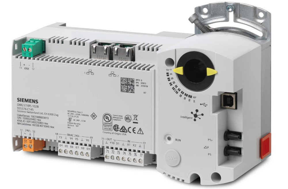 Siemens DXR2.E10PL-102B Compact Room Automation Station and