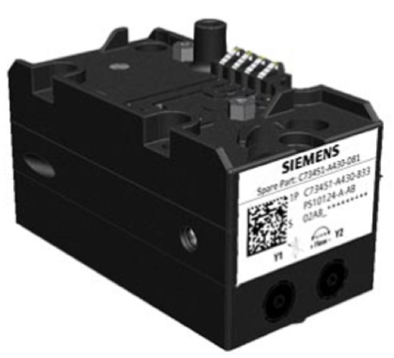 Siemens C73451-A430-D81 Pneumatic Block, Double-Acting, For SIPART PS2 6DR5.2* [New]