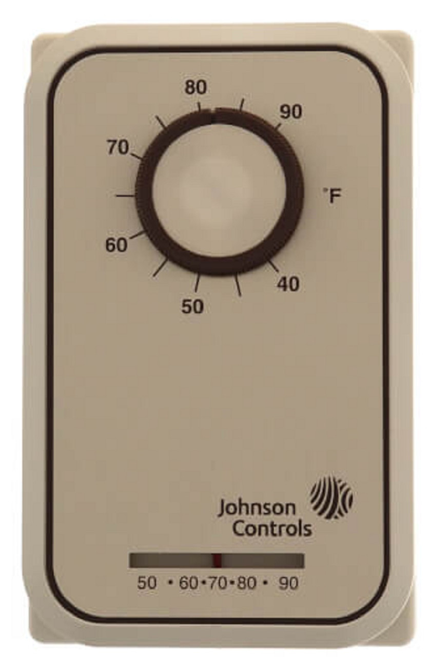 Johnson Controls T26S-18C 120/208/240/277V SPDT Line Voltage Thermostat 40-90F [New]