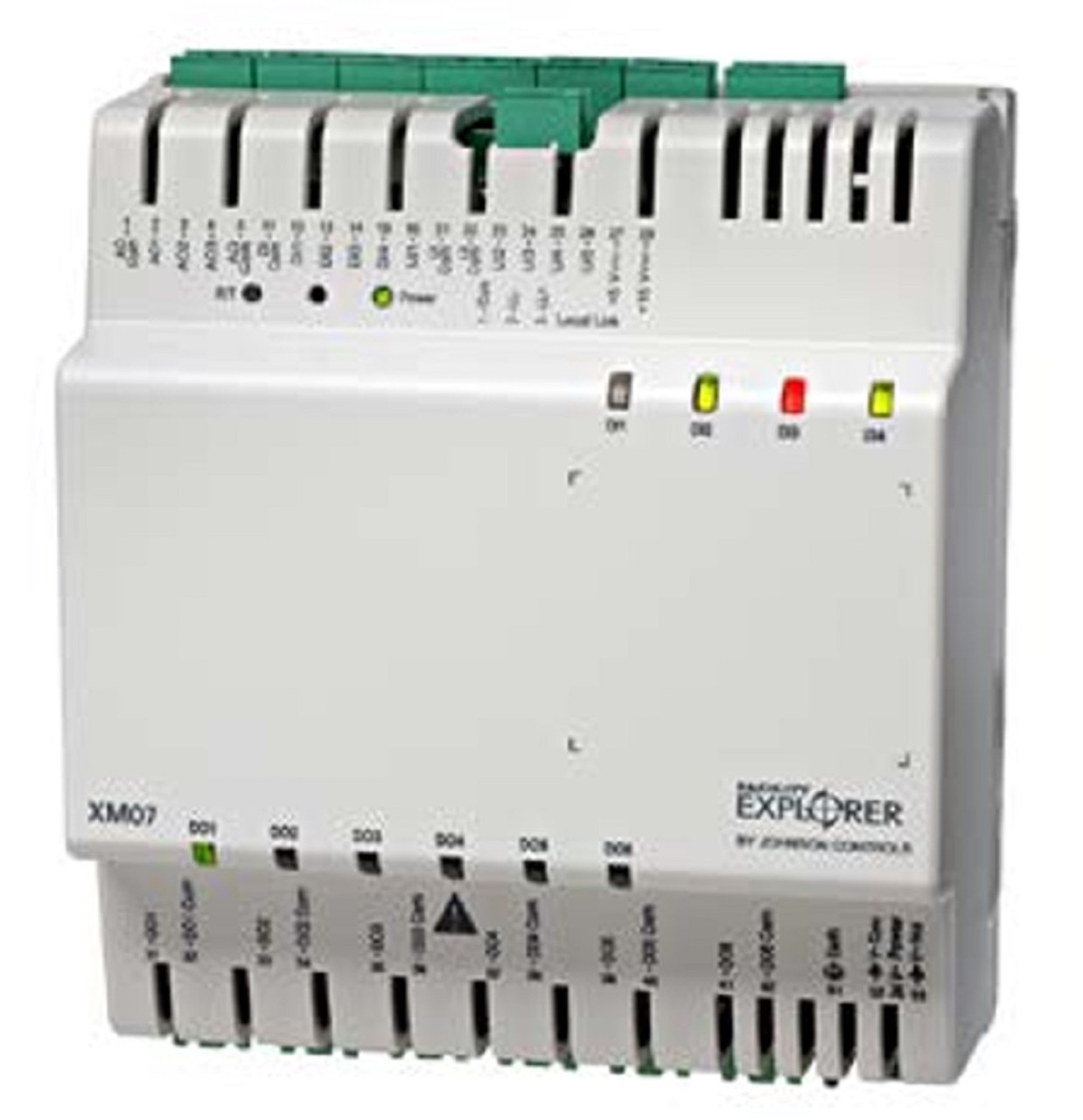 Johnson Controls LP-XM07X01-000C XM07 FX I/O Module, 24 VAC Power Supply [Refurbished]