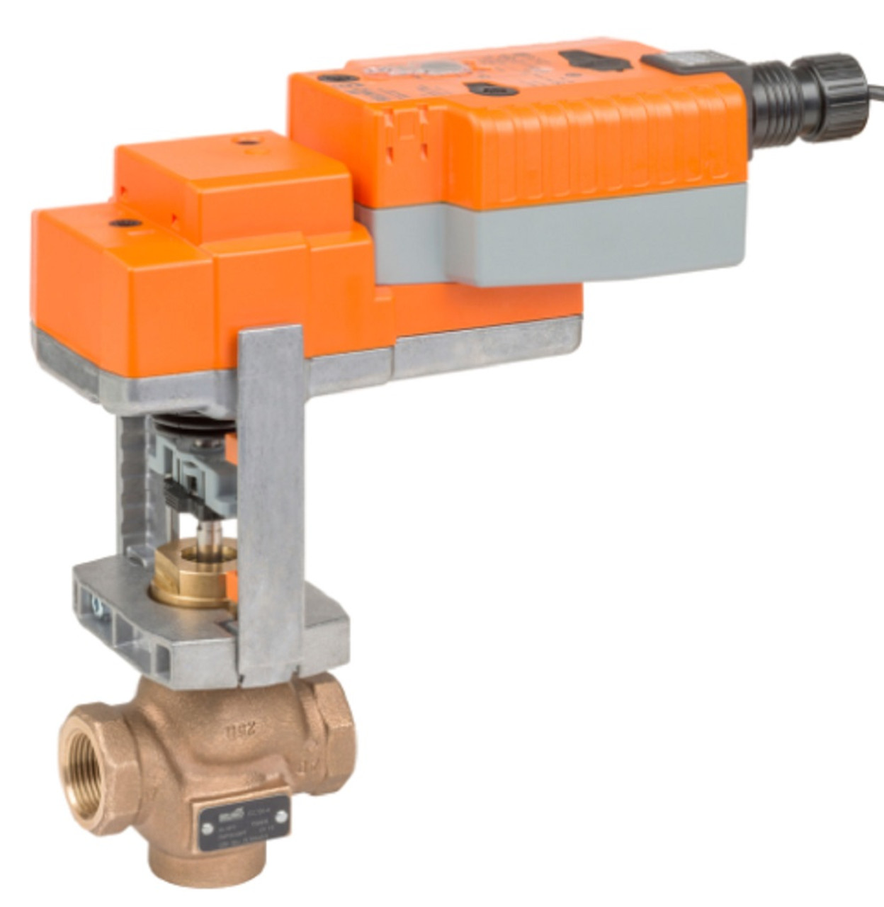 Belimo G240B-N+LVKB24-SR 2-Way 1-1/2" Globe Valve w/Actuator, Cv 28, Bronze Trim [New]