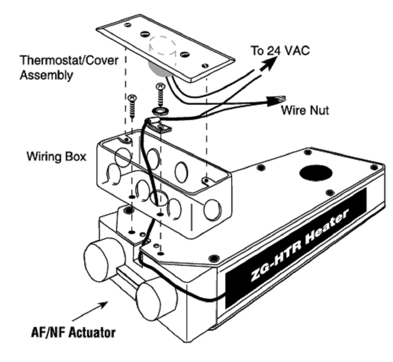 Belimo ZG-HTR Actuator Heater Kit for AF and NF Series Actuators [New]