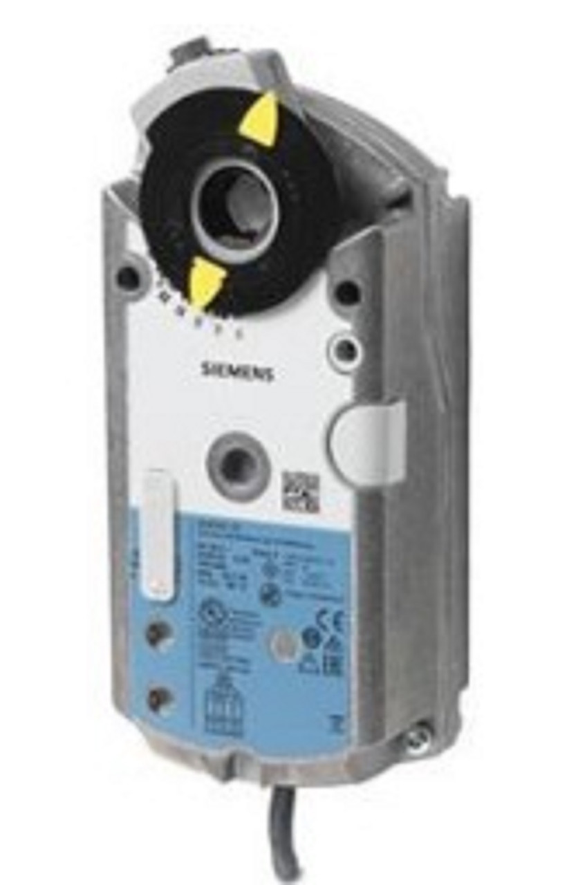 Siemens GEB131.1E Rotary Air Damper Actuator, AC 24 V, 3-Position, 15 Nm, 150 s [New]