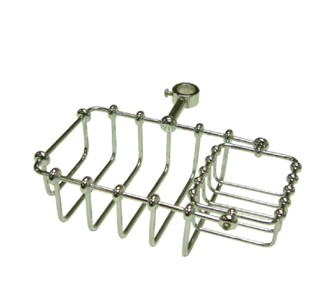 Vintage CC2141 7-Inch Riser Mount Soap and Sponge Holder, Polished Chrome [New]