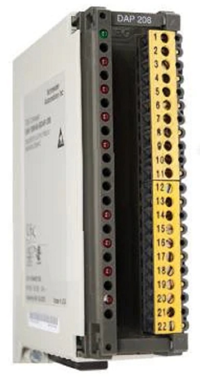 AEG Schneider Electric AS-BDAP-208 A120 I/O Relay Output, 8PT, 8 x 24VDC/230VAC [Refurbished]
