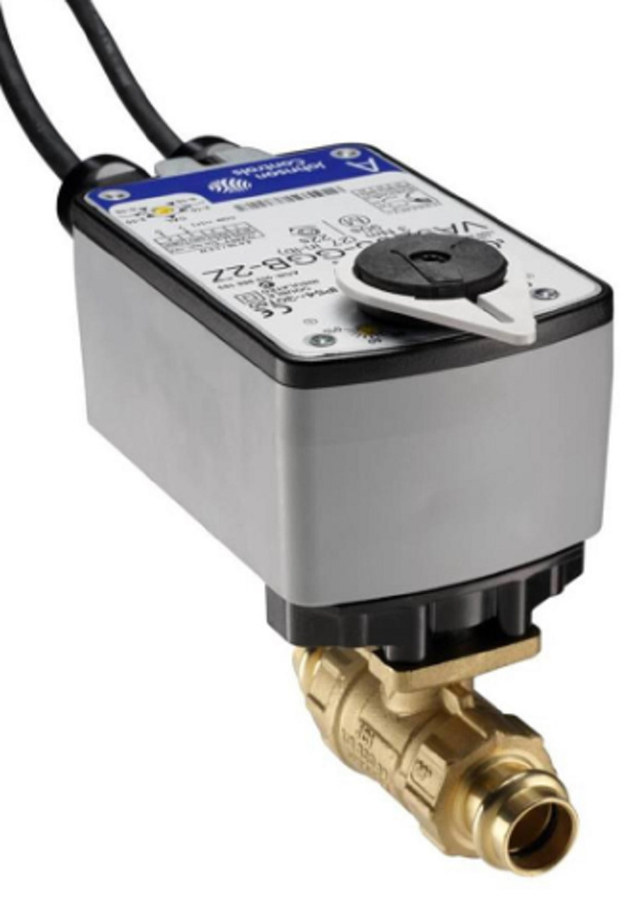 Johnson Controls VG1295AD+923GGA 2-Way 1/2" Forged Brass Ball Valve, Cv 1.2 [New]