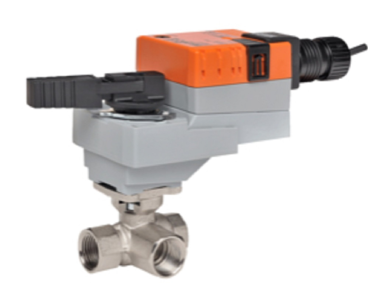 Belimo B323+LRB24-SR-T Characterized Control Valve (CCV), 1", 3-Way, w/Actuator [New]