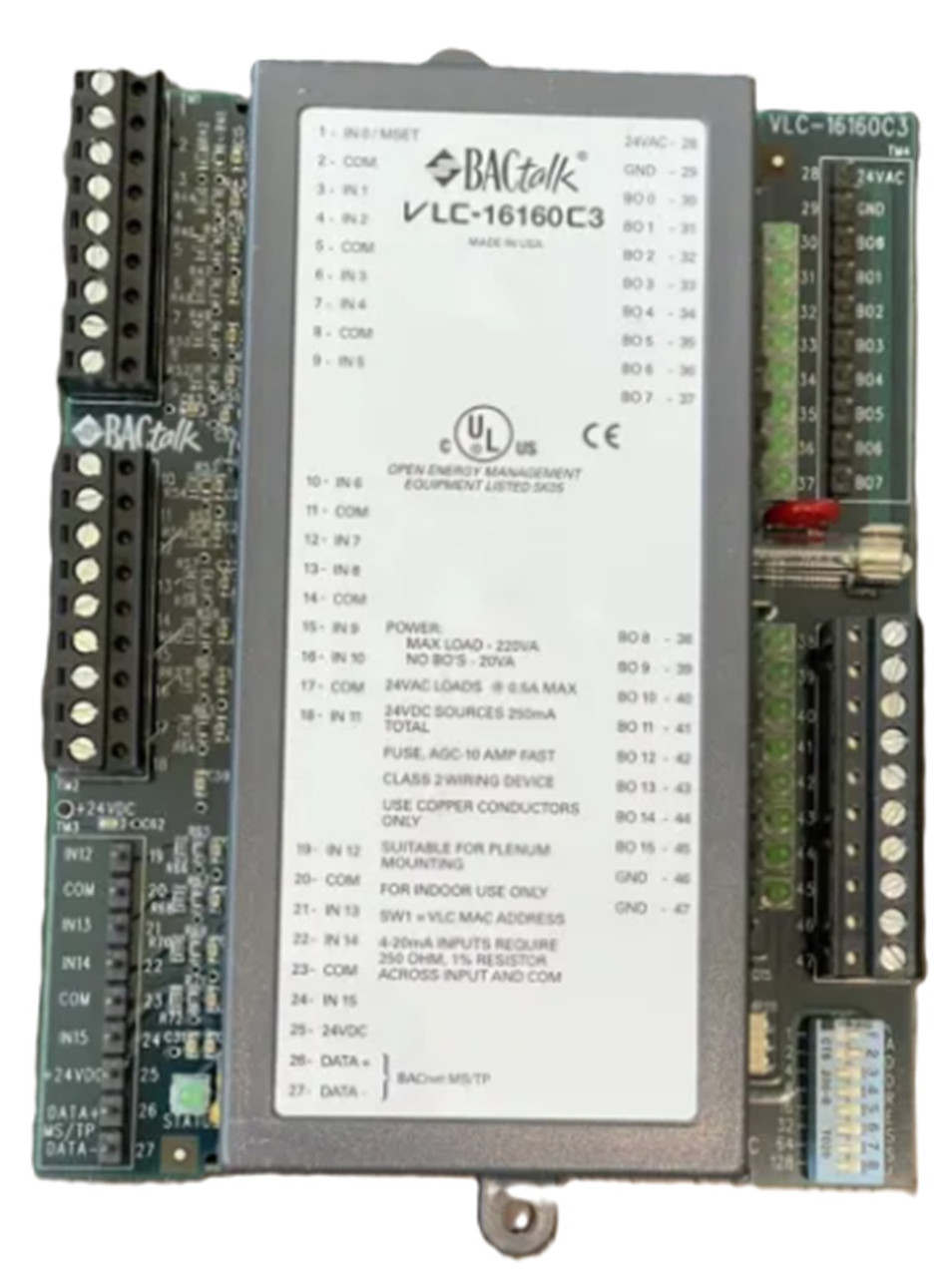 Alerton VLC-16160C3 BACtalk Programmable Logic Controller, Input Monitoring [Refurbished]