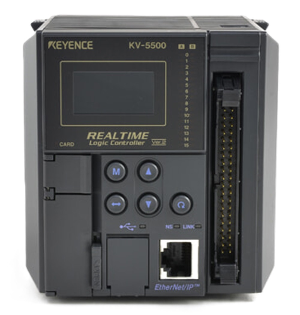 その他 KEYENCE KV-5500 PLC 24V DC Keyence KV-5500 PLC (Building-Block/Modular/High Speed Type), CPU