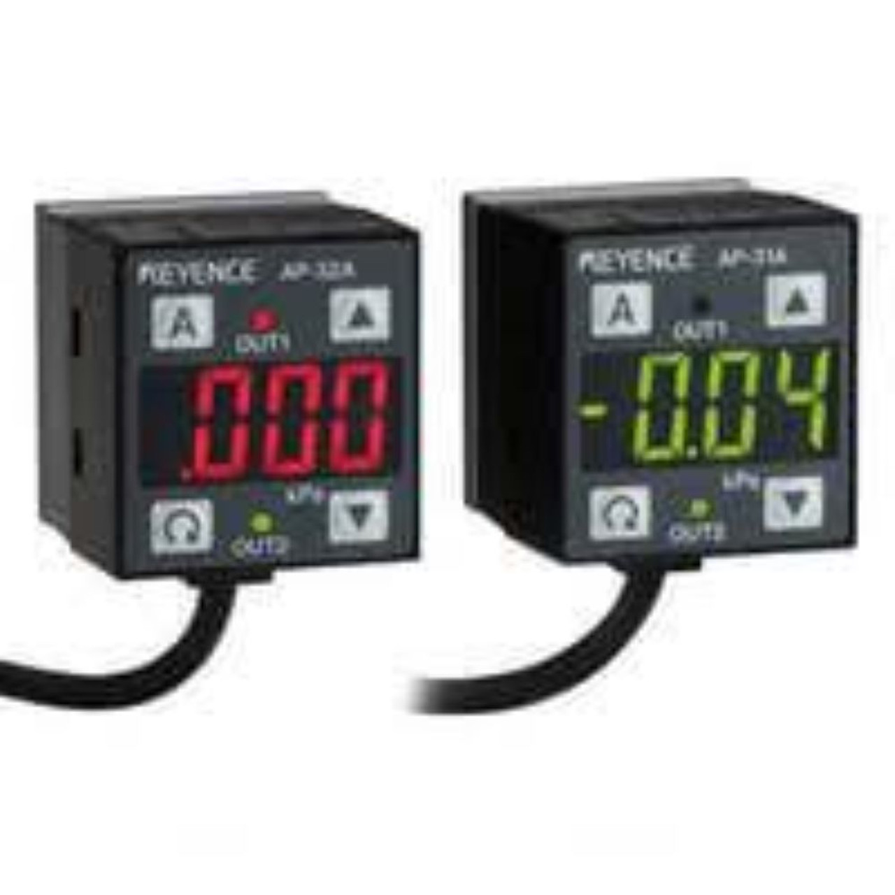 Keyence AP-31PA 2-Color Digital Display Pressure Sensor, Negative-Pressure Type [New]