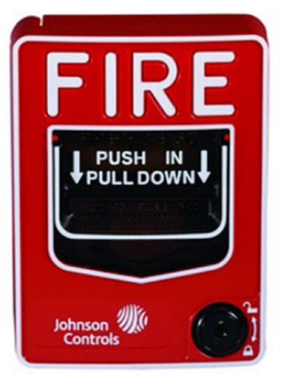 Johnson Controls JBG-12LX Non-Coded Manual Fire Alarm Pull Station, Key Reset [New]