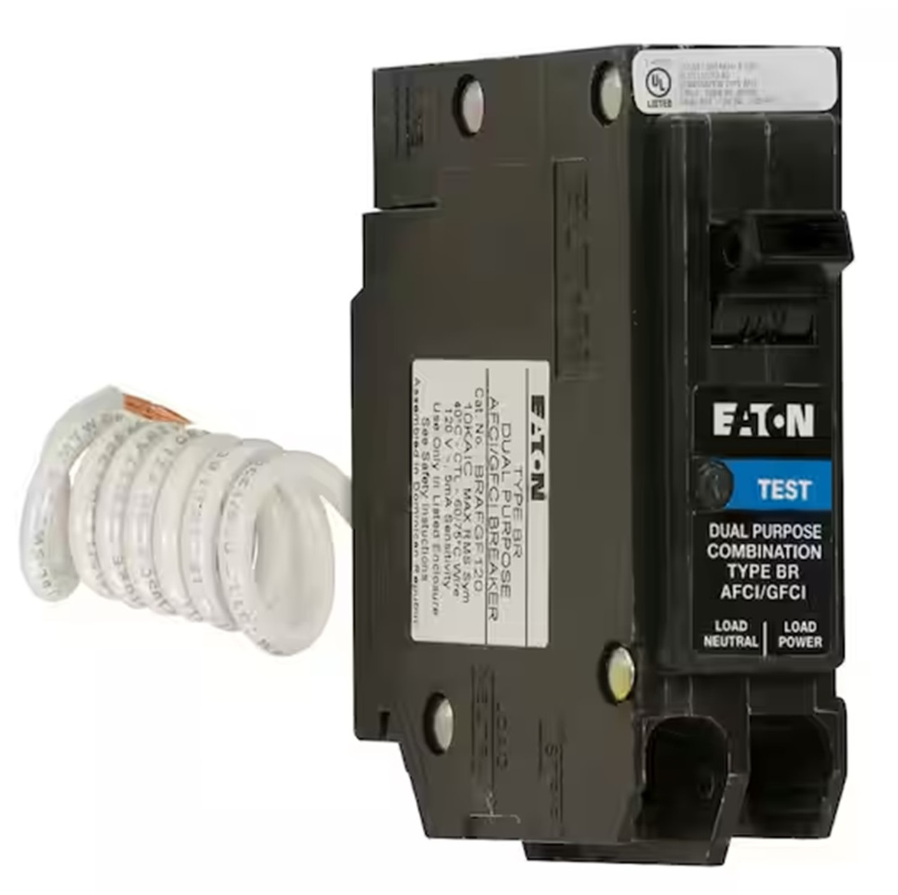 Eaton BRAFGF115CS BR Type 15 Amp Single-Pole Dual Function Arc Circuit Breaker [New]