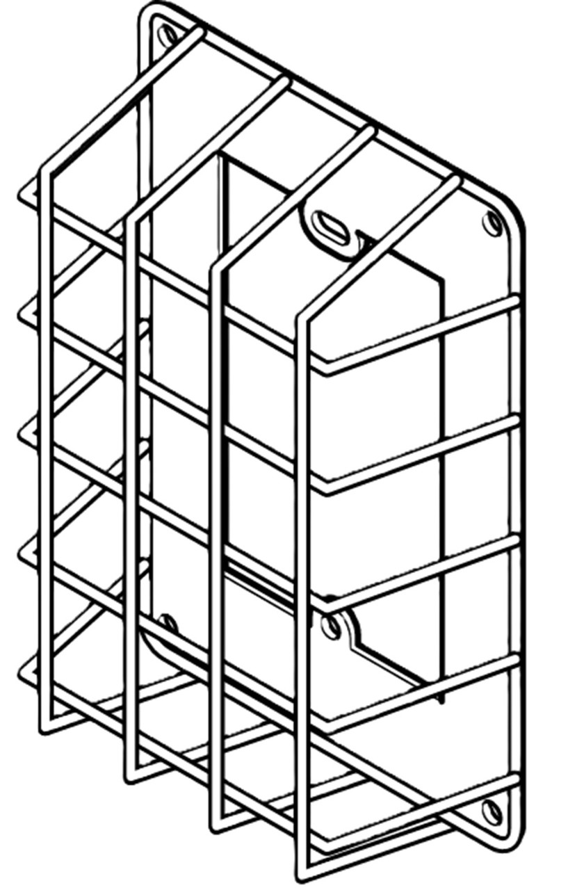 TAC Schneider AT-1103-1 Thermostat Guard, Wire With Steel Base Plate, Small [New]