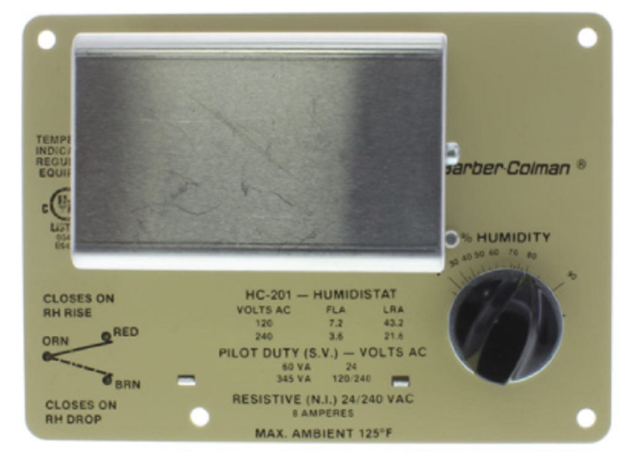 Schneider Barber Colman TAC HC-201 Duct Humidistat, 15 to 95 % RH Controller [New]