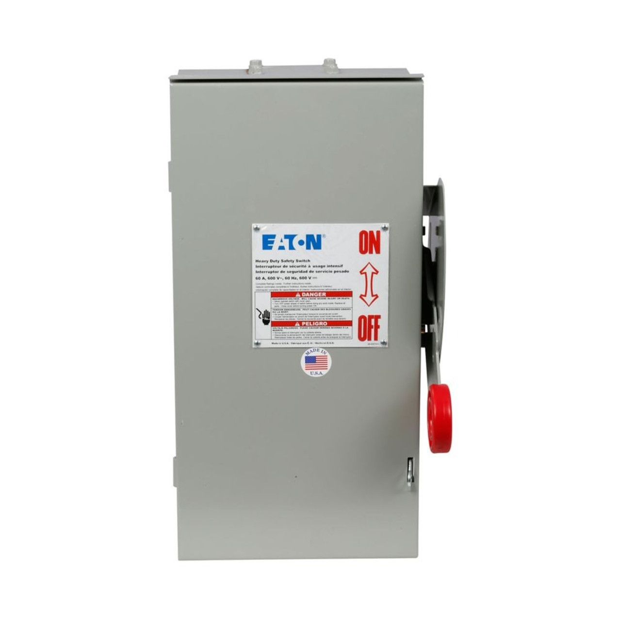 Eaton DH262NRK Heavy Duty Single-Throw Fused Safety Disconnect Switch [New]