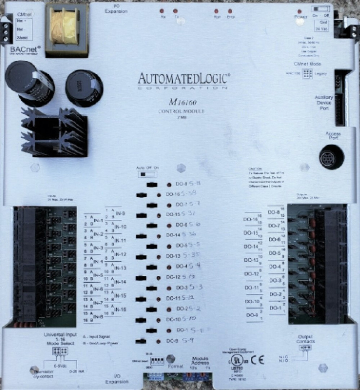 ALC Automated Logic M16160 M-Line Standalone Control Module, 16 Dg Out, 16 Un In [New]