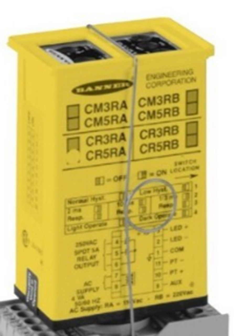 Banner CD5A 27553 Sensor, Amplifier Module, MAXI-AMP CD Series, SPST [New]