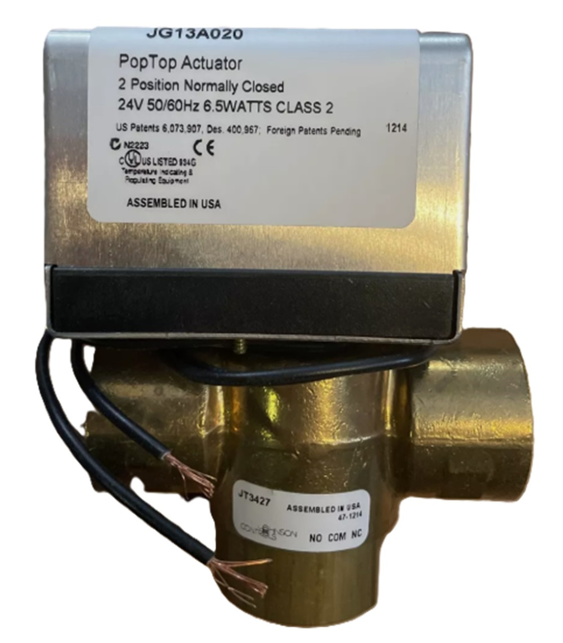 Johnson Controls JT3427G13A020 Valve With Actuator [New]